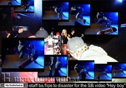 Photo from the filming of Swedish
artist Sofi Bondes music video Hey Boy